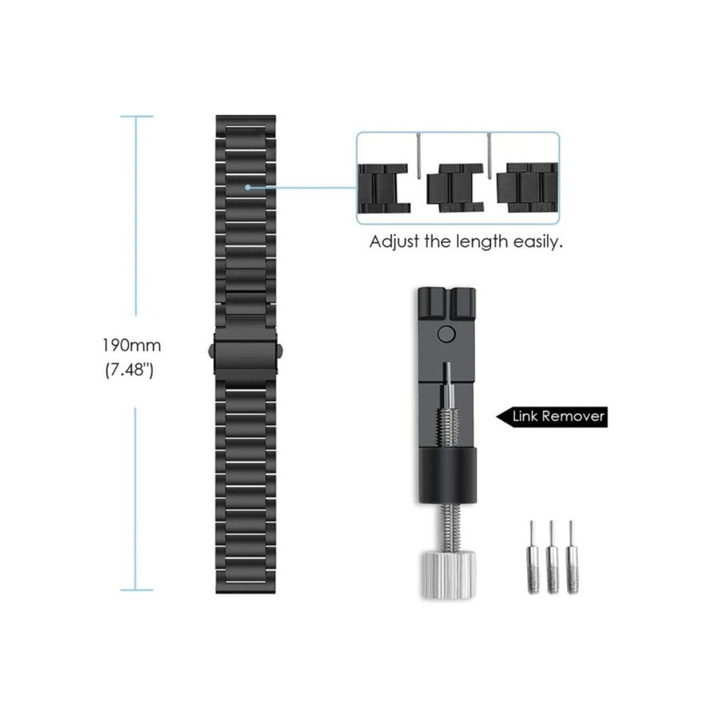 Fintie Watch Band Compatible with Samsung Galaxy Watch 5 Pro Replacement Strap - Picture 8 of 11